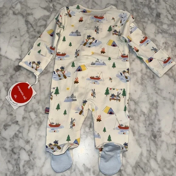 NWT MAGNETIC ME MODAL CAMPING LAKE FOOTIE - Picture 6 of 6